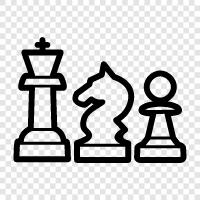 chess set, chess board, chess pieces, chess game icon svg