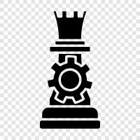 chess table, chess set, chess pieces, chess game icon svg