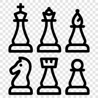 Schach, Schachspiele, Schachclubs, Schachspieler symbol