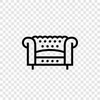 Chesterfield Sofa, Chesterfield Loveseat, Chesterfield Chair, Chesterfield armchair icon svg