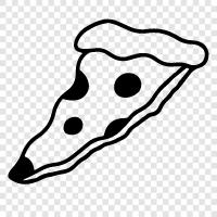 Chicago, Chicago style, deep dish, pizza place icon svg