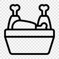 chicken bucket, fried chicken bucket, chicken bucket recipes, chicken bucket ideas icon svg