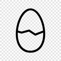 chicken egg, hen egg, duck egg, goose egg icon svg