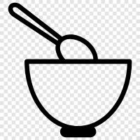 Hühnersuppe, Gemüsesuppe, Rindfleischsuppe, Hühnernudelsuppe symbol