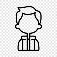 child, infant, youngster, boy icon svg