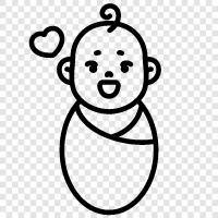 children, infant, youngster, infantile icon svg