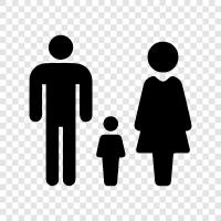 Children, Parenting, Siblings, Grandparents icon svg