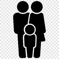 children, parents, siblings, grandparents icon svg