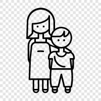 children, parenting, siblings, parents icon svg