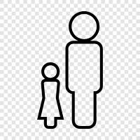 children, parents, siblings, relatives icon svg