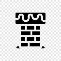 chimney sweep, chimney repair, chimney inspection, chimney icon svg