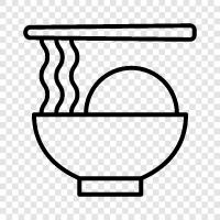 Chinese Noodles, Japanese Noodles, Pho, Ramen icon svg