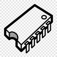 Chip, Mikrocontroller, Computer, Digital symbol