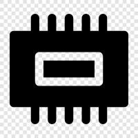 chips, semiconductor, microprocessor, computer icon svg