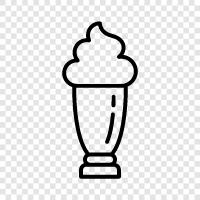 chocolate, cream, ice cream, cone icon svg