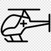 Hubschrauber, Rotor, Flugzeug, Vogel symbol