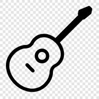 chords, tabs, guitar instruction, guitar lessons icon svg