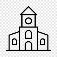 Hıristiyan, din, kilise, maneviyat ikon svg