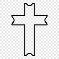 Christian, symbol, crucifix, religious icon svg