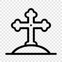 Christianity, Crossroads, religion, belief icon svg