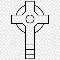 Christianity, cross, crucifix, Christian icon svg