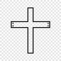 Christianity, Cross, Symbol, Emblem icon svg