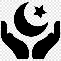 Christianity, Islam, Judaism, Hinduism icon svg