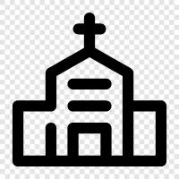 Christianity, god, faith, service icon svg