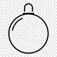 christmas ball, christmas decorations, christmas tree, christmas lights icon svg