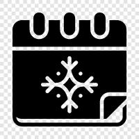 Christmas, snow, cold, winter wonderland icon svg