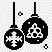 christmas ornaments, christmas tree ornament, christmas ornament icon svg