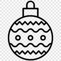 christmas tree ornament, christmas ornaments, christmas gift, christmas ornament icon svg