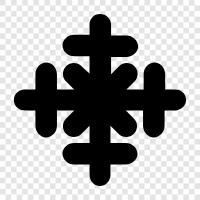 Christmas, pretty, unique, Snowflake icon svg