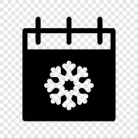 Christmas, New Year, snow, cold icon svg