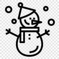 Weihnachtsschmuck, Weihnachtsbaum, Weihnachtsgeschenke, Schneemann symbol