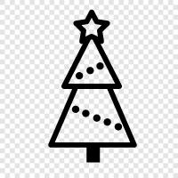 Christmas, tree, decoration, ornaments icon svg