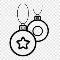 Weihnachtszeit, Feiertag, Geschenk, Ornament symbol