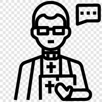 church, minister, chaplain, religious icon svg