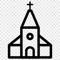 church, religious, spiritual, divine icon svg