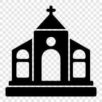 Church service, Church membership, Church building, Church sermon icon svg