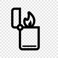 cigarettes, smokeless tobacco, smokeless cigarettes, Lighter icon svg