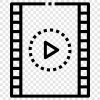 cinema, film industry, film criticism, film festivals icon svg