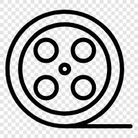 Cinematography, Filmmaking, Photography, Roll Film icon svg