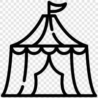 circus, performance, sideshow, carnival icon svg