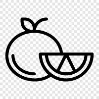 citrus, fruit, produce, juice icon svg