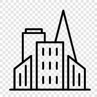 City Life, Urban, Neighborhood, Architecture icon svg