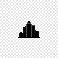 City life, Cityscape, Downtown, Economy icon svg