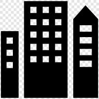 City life, Cityscape, Cityscapes, Urban icon svg