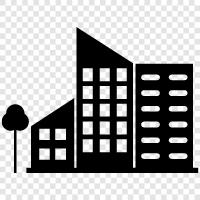 City life, City center, Cityscape, Cityscape photography icon svg