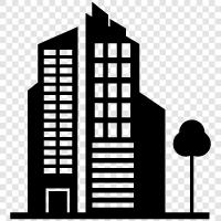 city life, city living, city culture, city attractions icon svg